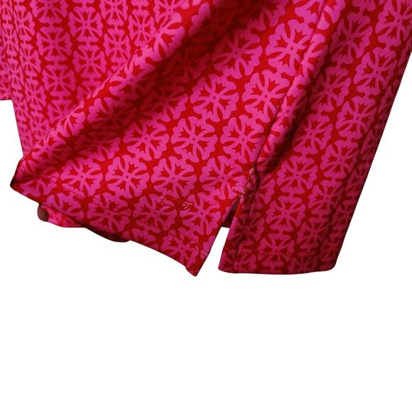 Vineyard Vines Women's Sz XXS Printed Sankaty Boatneck Tee Tile Lighthouse Pink - Picture 4 of 7